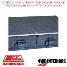 OUTBACK 4WD INTERIOR TWIN DRAWER MODULE FRIDGE ROLLER FLOOR FITS TOYOTA HIACE